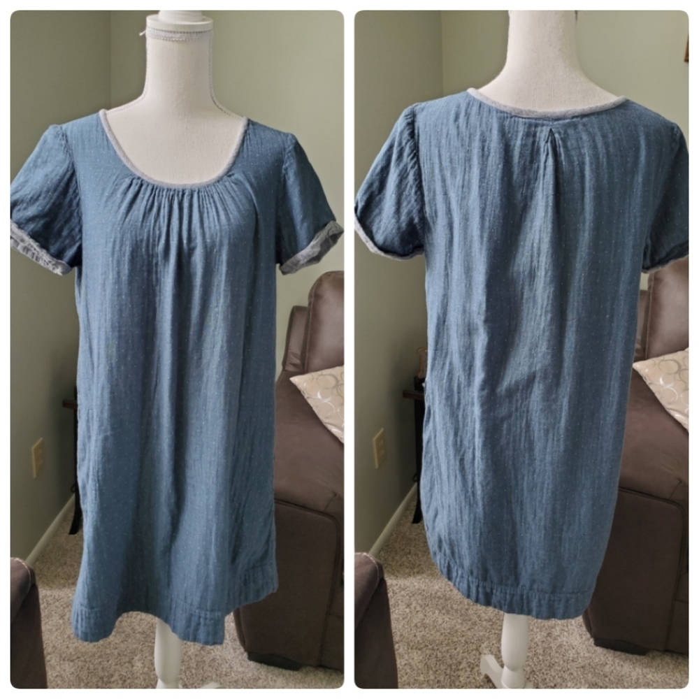 🦚 2/$15  Downeast shift dress. POCKETS